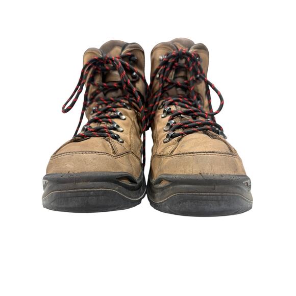 Lowa Men\'s Renegade Size 14 M GTX Mid hiking boots brown leather and black sole main image 4